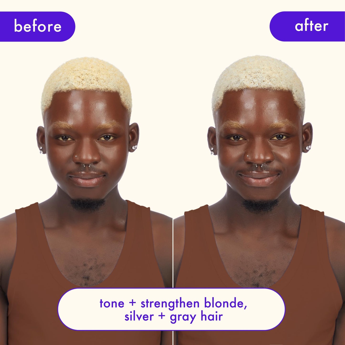 amika bust your brass cool blonde strength repair shampoo