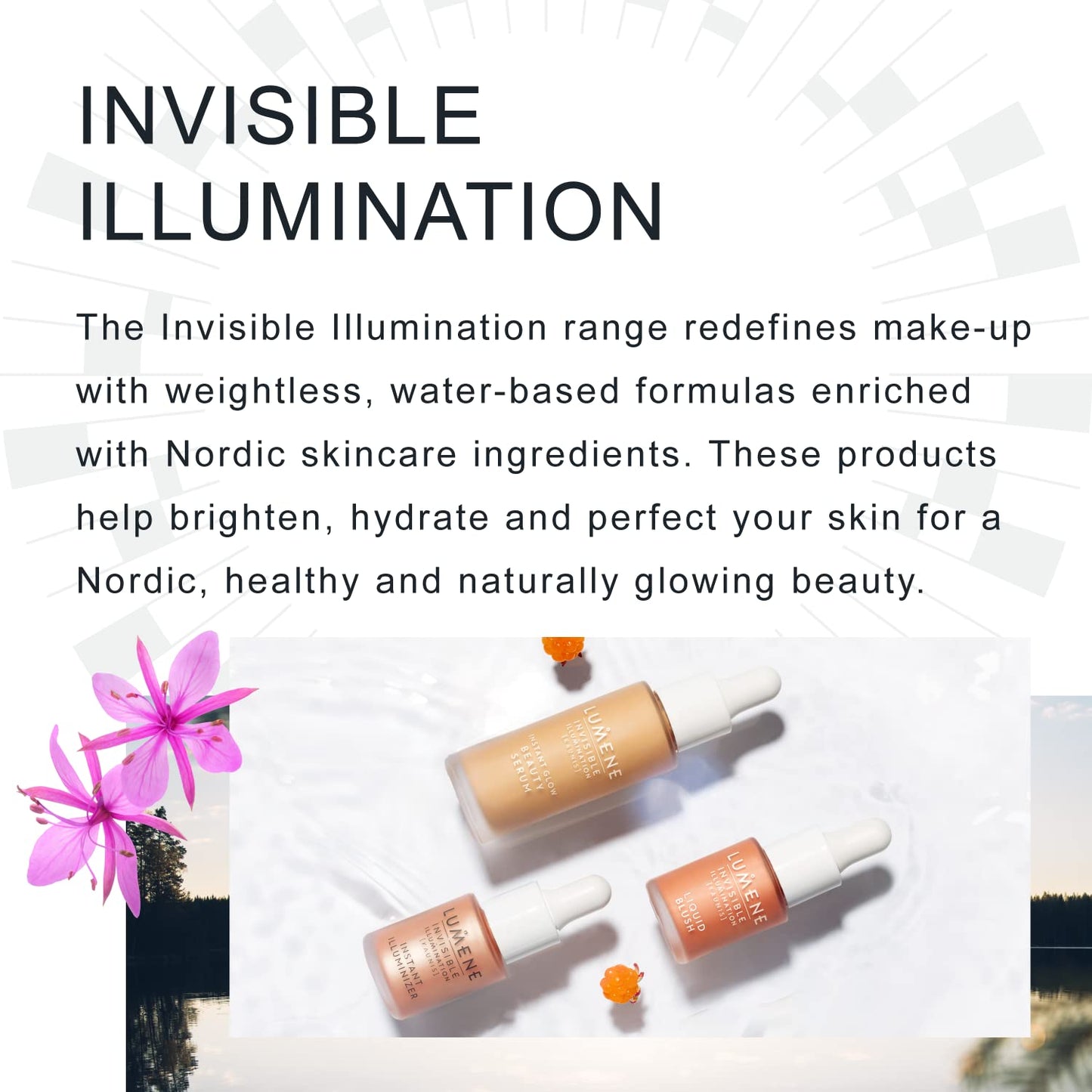 Lumene Invisible Illumination Dewy Glow Setting Spray - Facial Spray for All Skin Types - Makeup Primer & Dewy Setting Spray - Refreshing Face Mist (3.4 fl oz)