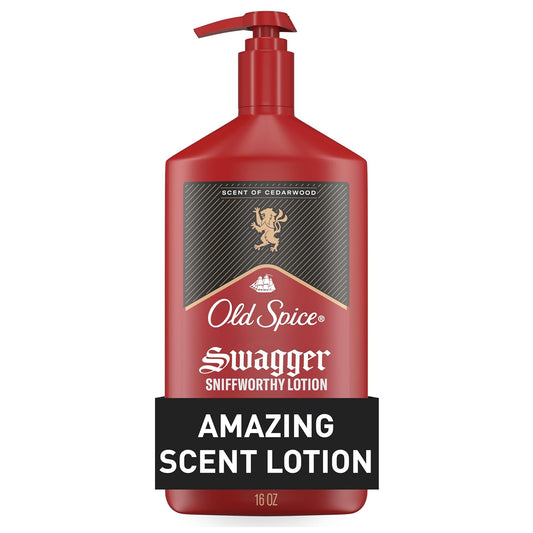 Old Spice Hand, Face & Body Lotion - Lightweight Moisturizer for Men | Cedarwood Scent, 16 oz