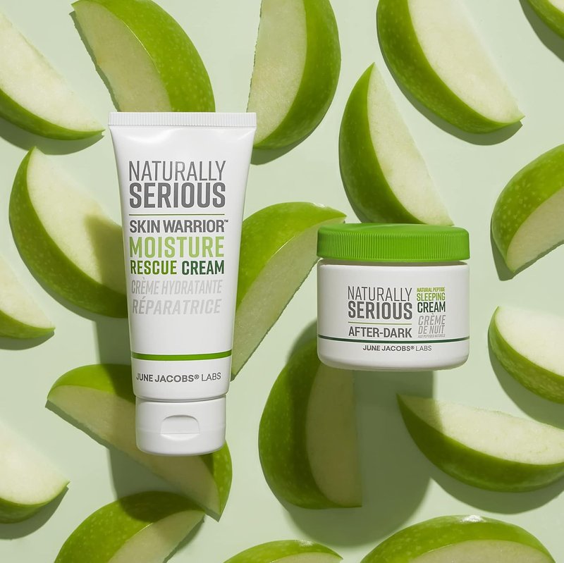 Naturally Serious Skin Warrior Moisture Rescue Cream - Vegan Daily Moisturizer for Skin Barrier Repair | 1.7 oz