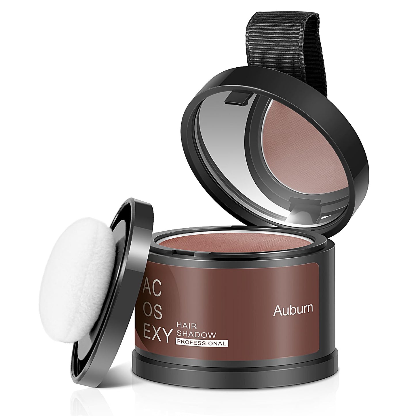Root Touch Up Hair Powder - Instantly Cover Gray, Thinning Hair and Bald Spots for Men's Beards and Women's Eyebrows, Dark Brown