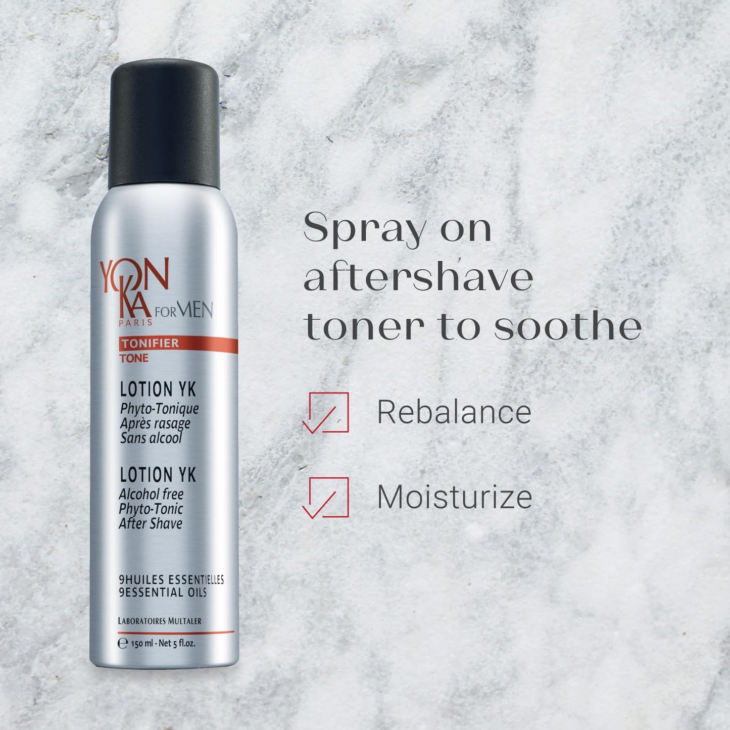 Yon-Ka Men's Lotion Phyto-Tonic, Aftershave Spray & Toner, 5 fl oz