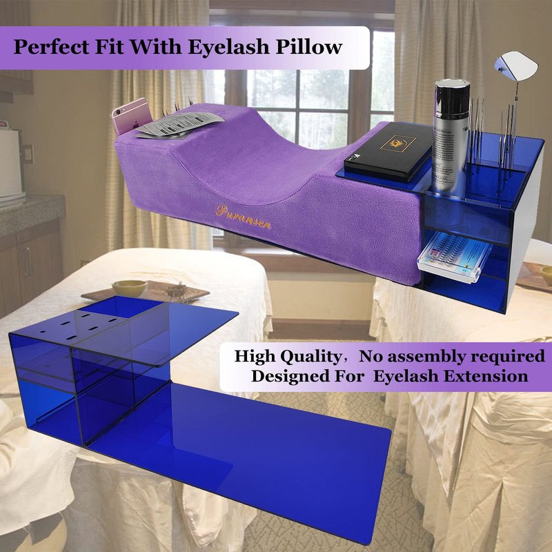 Lash Shelf Organizer, Eyelash Extension Pillow Shelf Stand, Must Have for Lash Techs Tray Makes Making Way More Efficient, Faster and Easier.