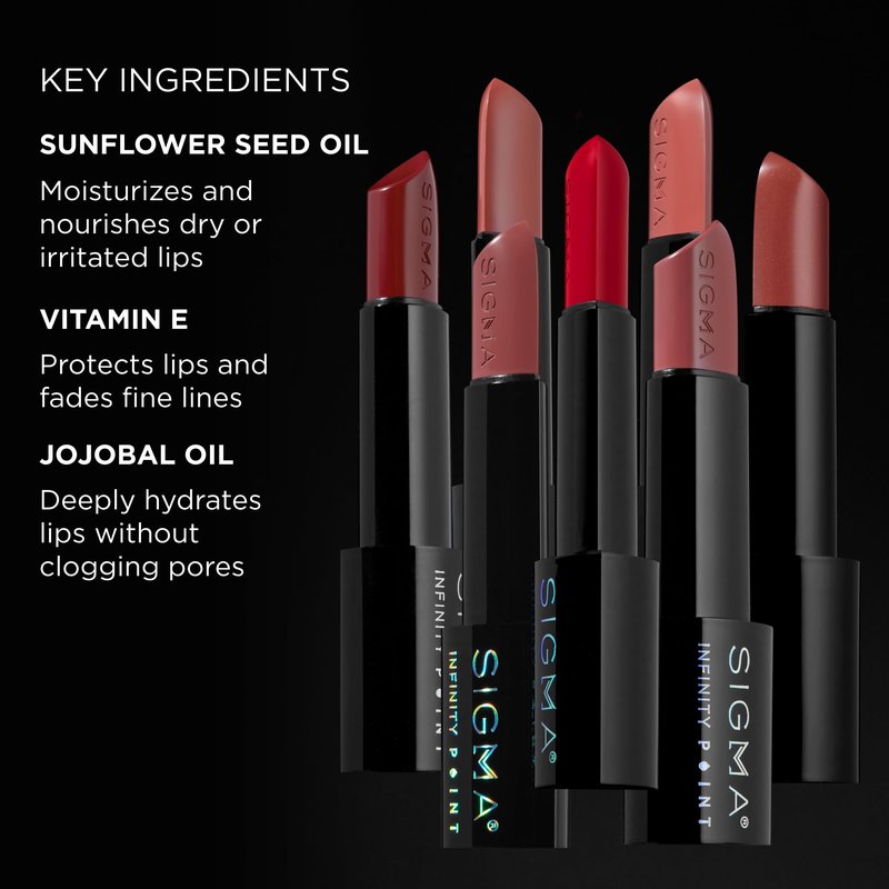 Sigma Beauty Infinity Point Lipstick - New Mod
