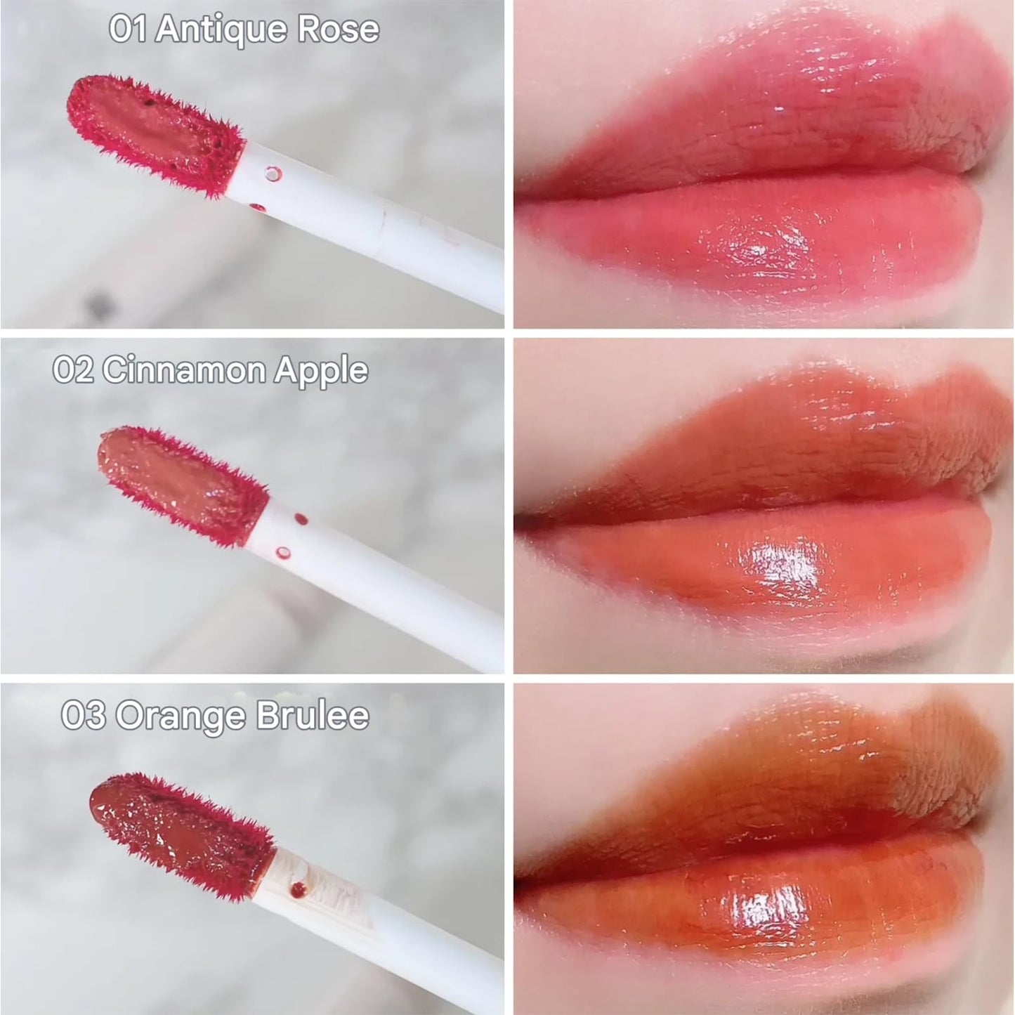 CANMAKE Juicy Lip Tint 01 Antique Rose