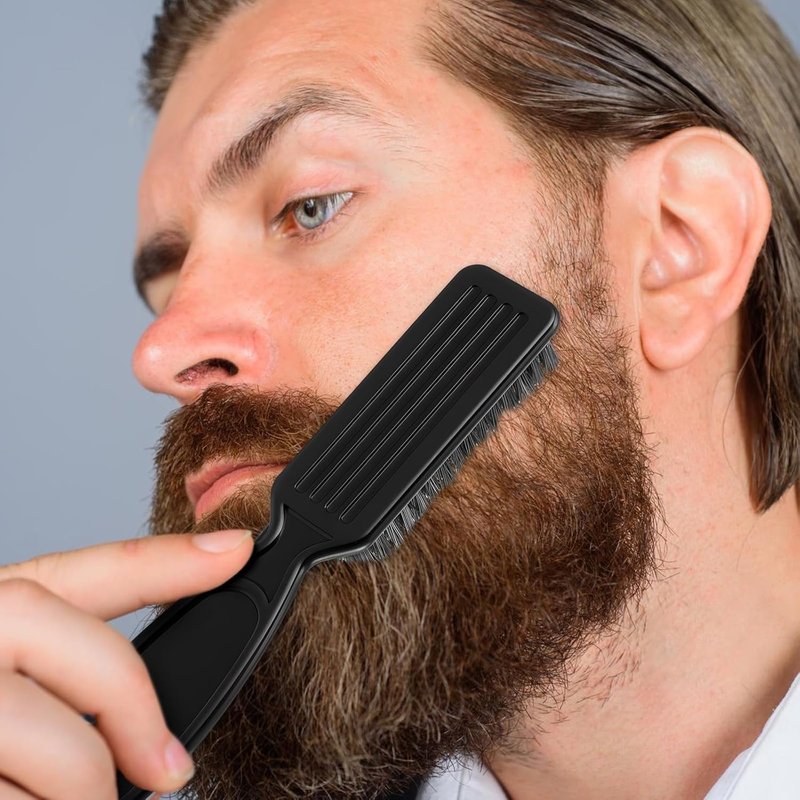 80 Pcs Clipper Cleaning Brush Set - Nylon Haircut & Barber Fade Trimmer Brushes | Black