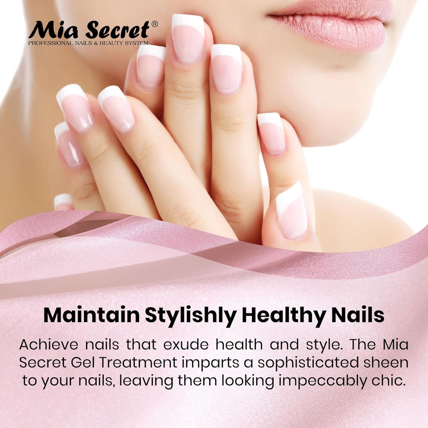 Mia Secret Professional Toffee Scented Gel Nail Treatment Keratin Base & Top Gel 0.5 FLoz