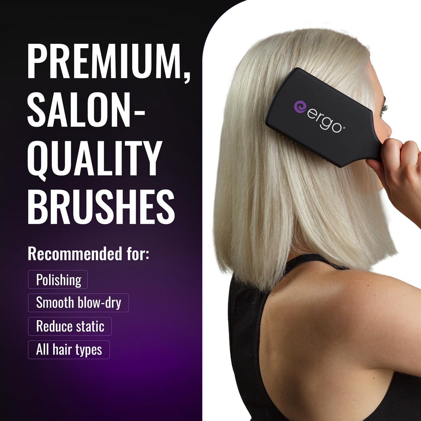 ERGO Professional Ionic Polishing Paddle Brush