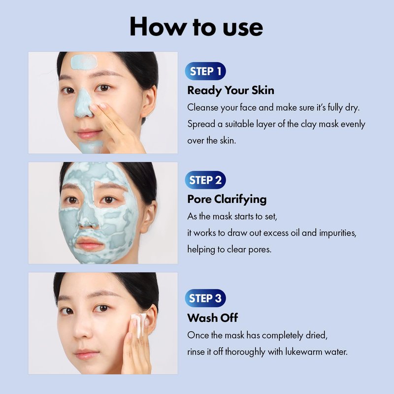TOSOWOONG Real Blackhead Mud Mask, Facial & Nose Pore-Purifying Clay - Korean Mud Mask, Pore Tightening, Deep Pore Cleaner, Cooling & Quick Dry Formula Face Mask, Oil Control, 100 g / 3.52 oz.