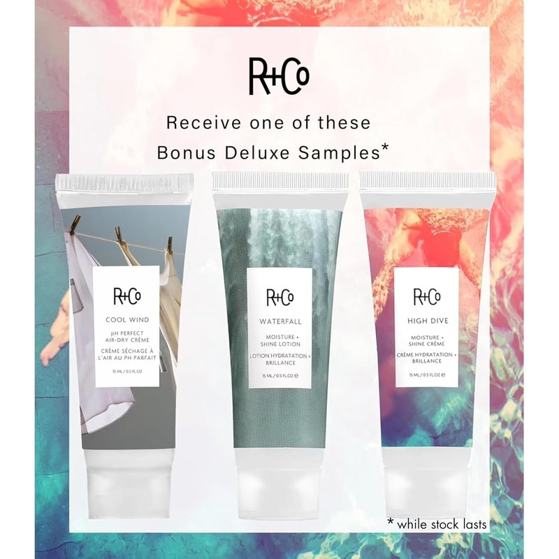 R+Co Atlantis B5 Shampoo & Conditioner Set - Deep Hydration for Dry, Damaged Hair | Vegan & Sulfate-Free, 8.5oz 2PK