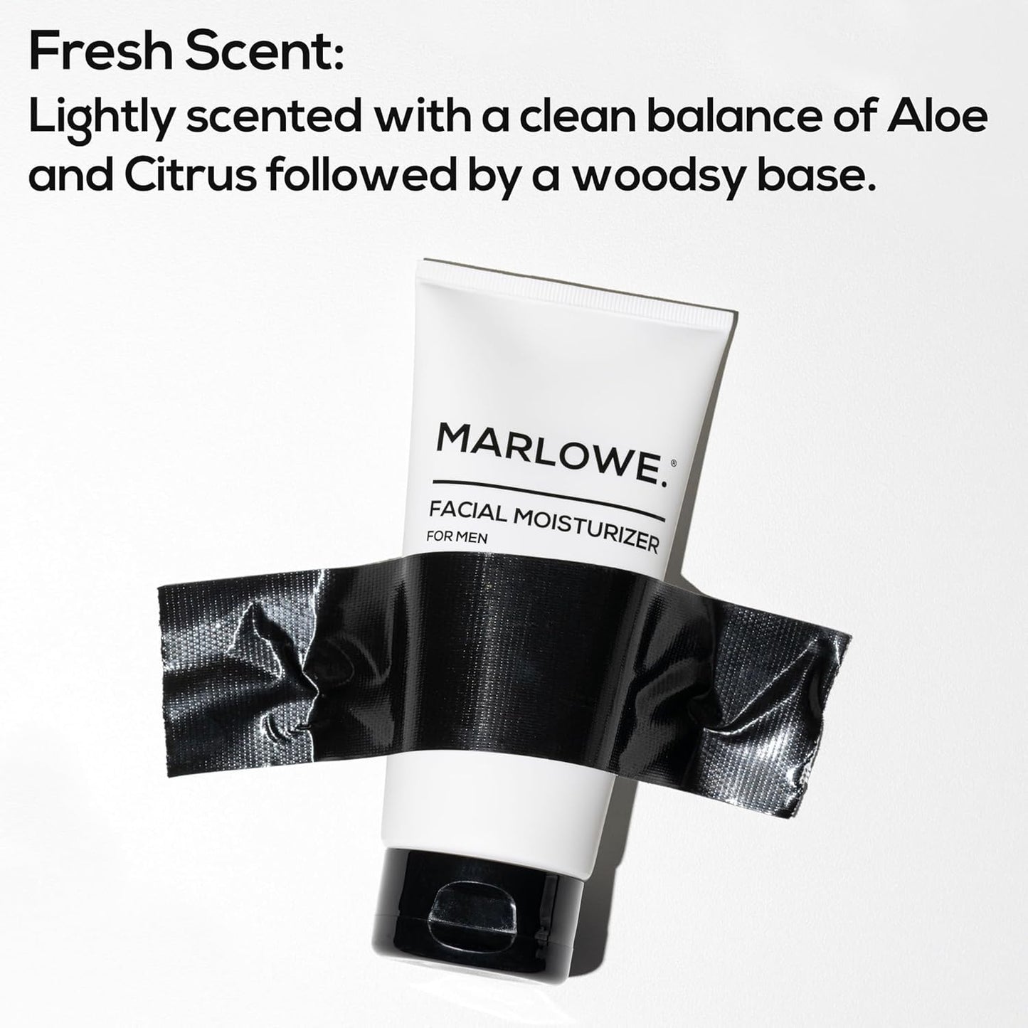 MARLOWE. Men's Skin Care Set, Purifying Facial Cleanser & Hydrating Face Moisturizer Duo, Cleanses, Refreshes, Soothes Skin, Great Gift for Men, Clean, Vegan Daily Grooming Essentials