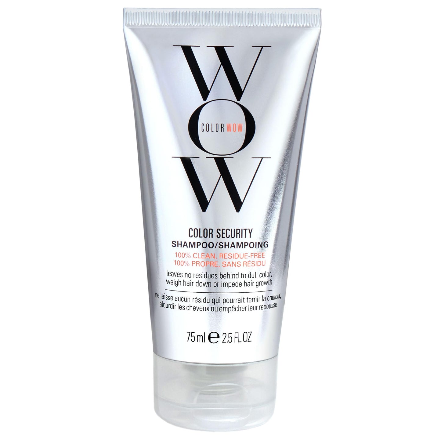 COLOR WOW Color Security Shampoo, Sulfate-Free Residue-Free Shampoo for Healthy-Looking Hair and Scalp