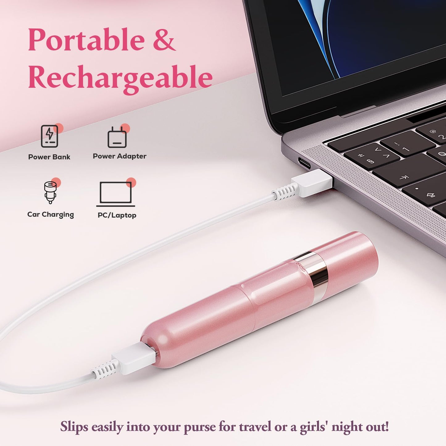 Facial Hair Remover for Women | Dual-Head Face Shaver Electric Hair Removal Device for Face,Lip, Chin | 2 Replacement Heads
