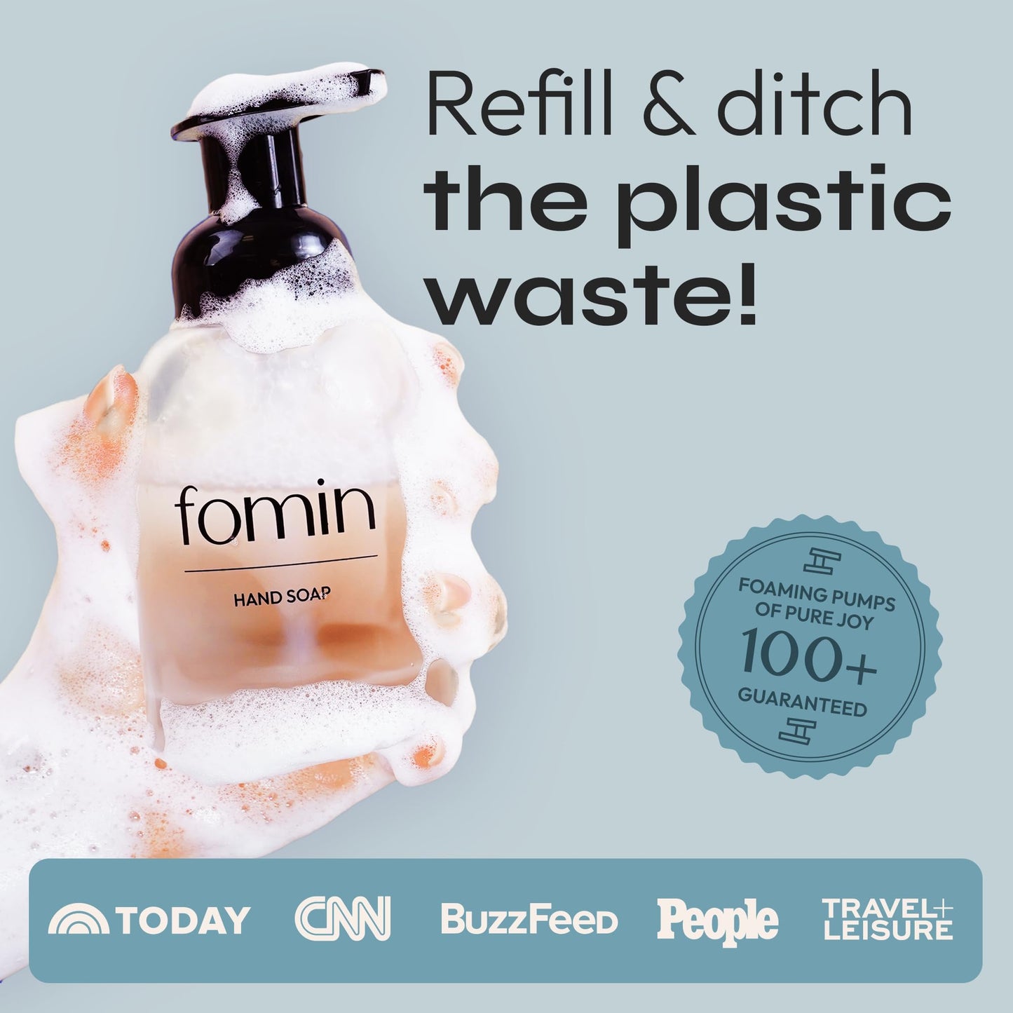 FOMIN Foaming Hand Soap Essential Kit - Variety Pack - 16 Ct