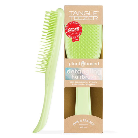 Tangle Teezer Plant-Based Ultimate Detangler Brush, Dry & Wet Hair Brush, Eliminates Knots & Reduces Breakage for Color-Treated, Fine & Fragile Hair Types, Matcha Green