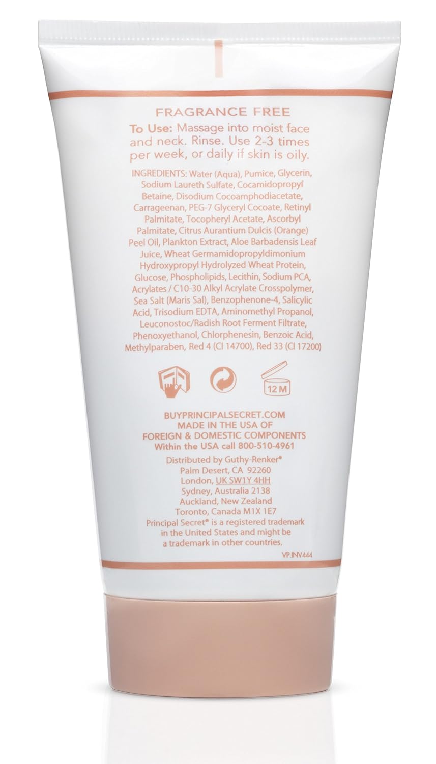 Advanced Gentle Deep Revitalizing Scrub - Principal Secret | 4 Ounces for Radiant Skin
