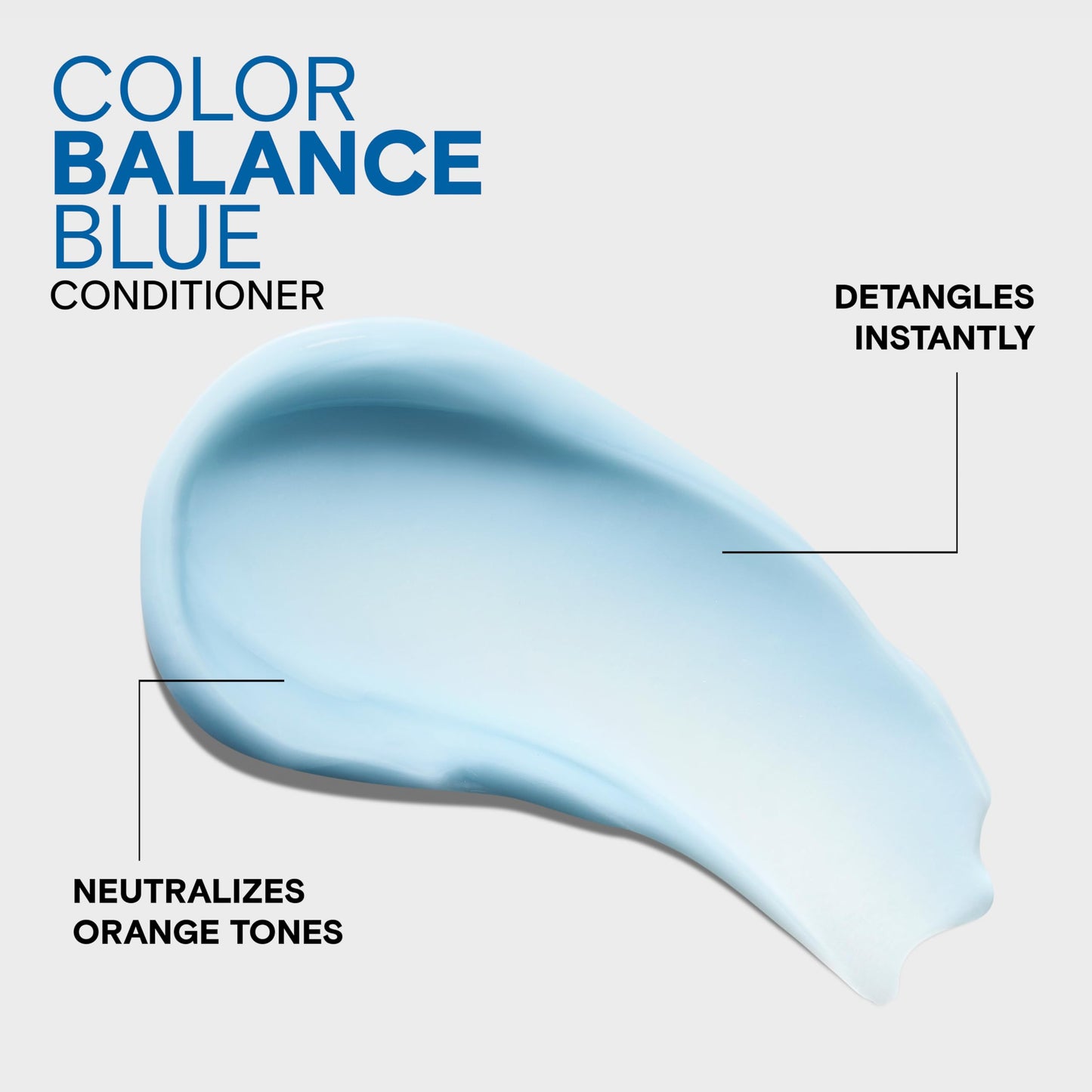 Joico Color Balance Blue Conditioner | For Lightened Brown Hair | Eliminate Brassy Orange Tones | Boost Color Vibrancy & Shine | UV Protection | With Rosehip Oil & Green Tea Extract