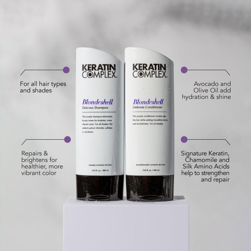 Keratin Complex Blondeshell Debrass Shampoo (13.5 oz.)
