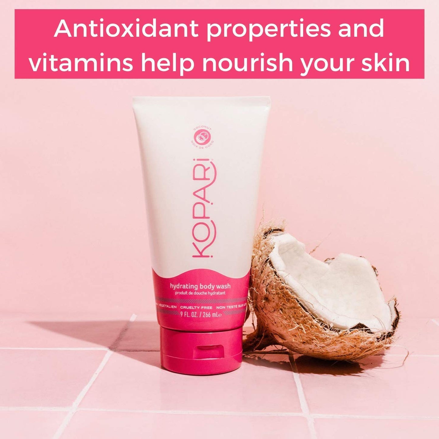 Kopari Hydrating Body Wash & Original Deodorant | Non-Toxic, Paraben-Free, Organic Coconut Oil