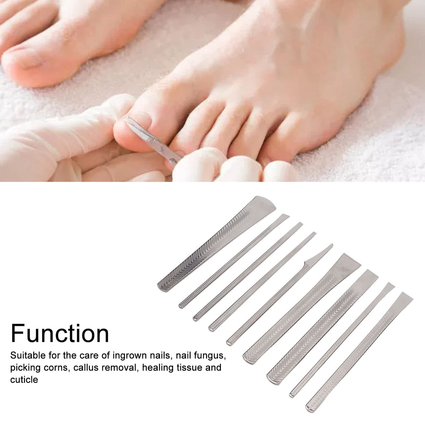 Pedicure Knife Toenail Tool Pedicure Knife Remover Foot Scraper Knife Nail Knives Cuticle Remover Ingrown Toenail Knife Tool for Feet Care