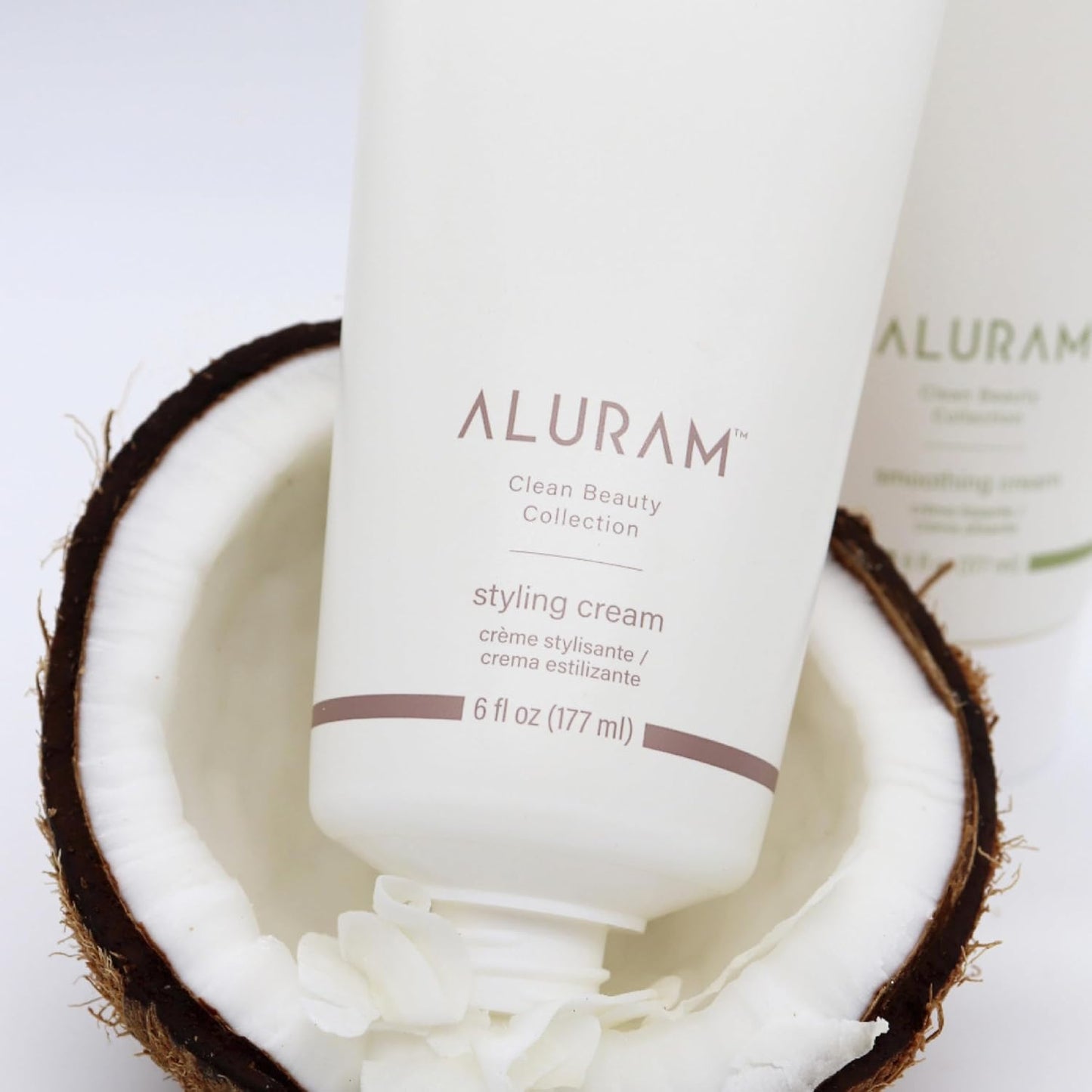 Coconut Water Styling Cream - Hydrating Pomade for All Hair Types | 6 Fl Oz