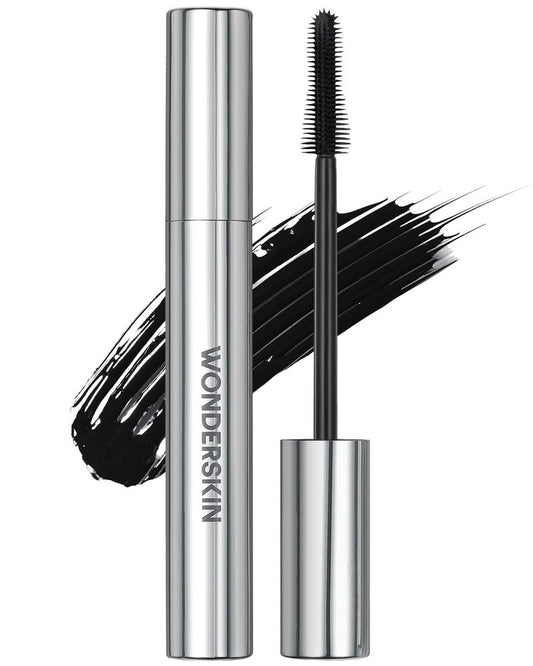 Wonderskin Black Mascara | Lengthening, Volumizing & Curling Formula for Stunning Lashes