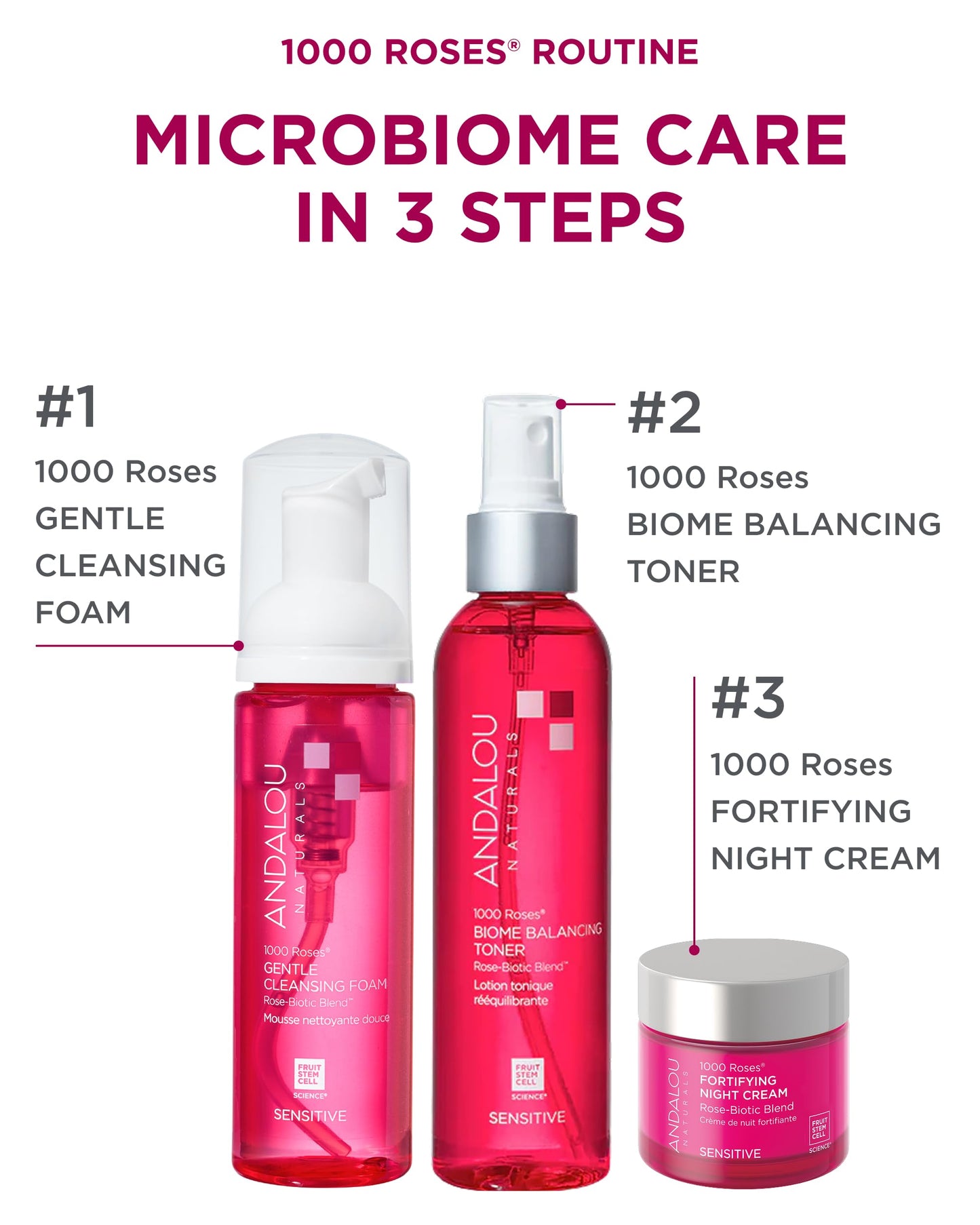 Andalou Naturals 1000 ROSES® Fortifying Night Cream