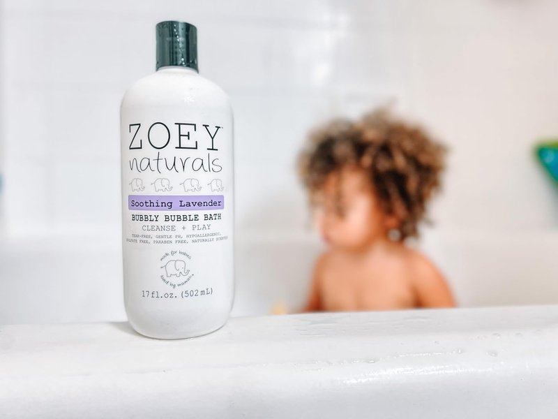 Soothing Lavender Bubble Bath for Kids & Babies | Tear-Free Moisturizing Soap with Aloe & Avocado Oil - 17 oz Made in USA
