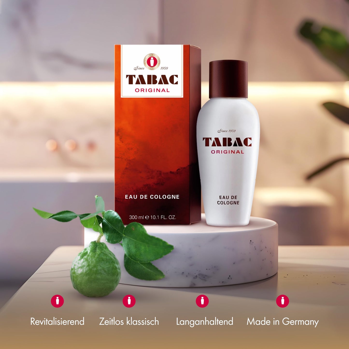 Maurer & Wirtz Tabac Original By Maurer & Wirtz For Men. Eau De Cologne Splash 10.1 Oz.
