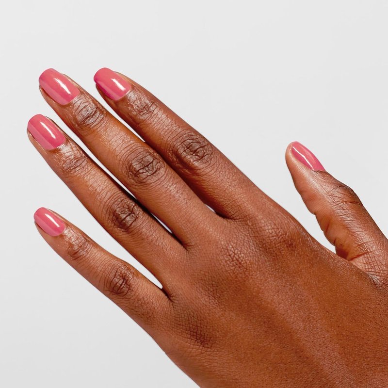 OPI Infinite Shine At Strong Last | Opaque Bright Pink Crème Long Wear Gel Like Nail Polish | Vegan, Long Lasting, Streak Free