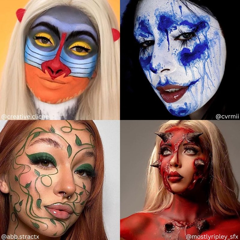 Mehron Makeup Paradise Makeup FX 8 Color Basic Palette | Magnetic Refillable Body Paint & Face Paint Palette | Professional & Water Activated | Costumes, SFX, Halloween, & Cosplay | Made in the USA
