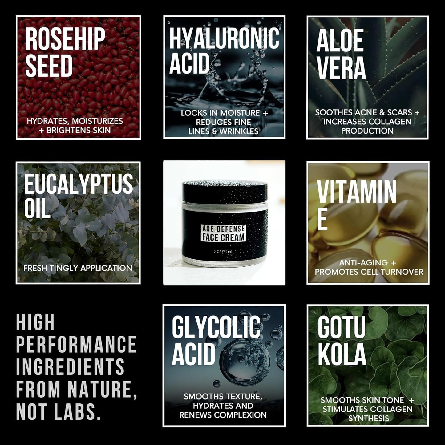RUGGED & DAPPER - Mens Face Cream with Hyaluronic Acid - Ultra-Hydrating Mens Anti Aging Face Cream- 24 Hour Protection - 4 Month Supply