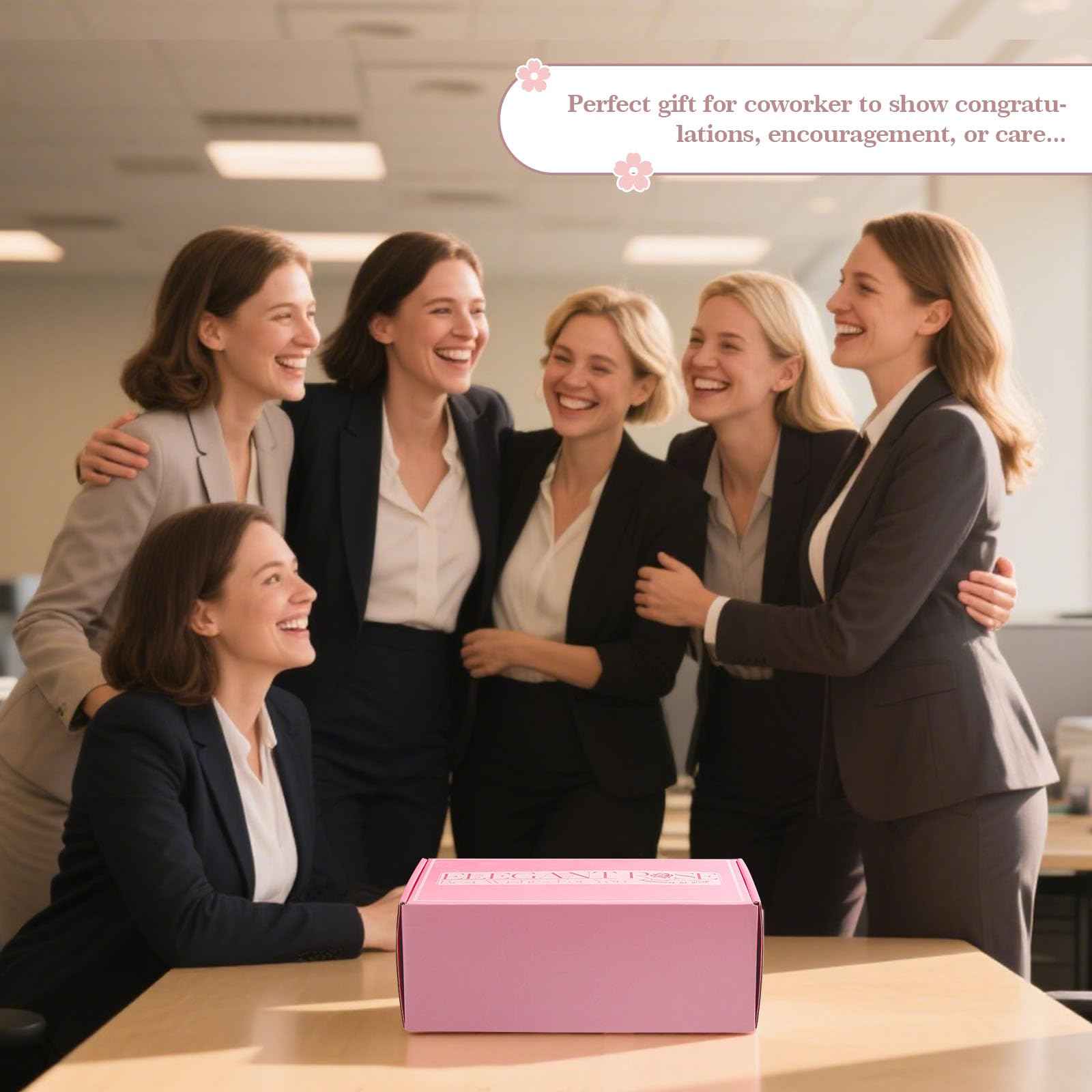 Self Care Gifts for Women Birthday Gift - Get Well Gifts Basket Thank You Gifts, Rose Relaxing Spa Gift Basket Self Care Package for Women Her Mom Friend Wife Sister Best Friend Coworker Nurse Teacher