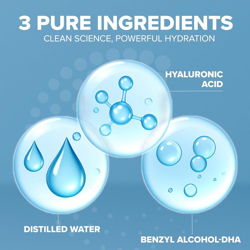 Hyaluronic Acid Serum - 100% Pure Anti-Aging Hydration | Non-Greasy, Paraben-Free, 8 oz