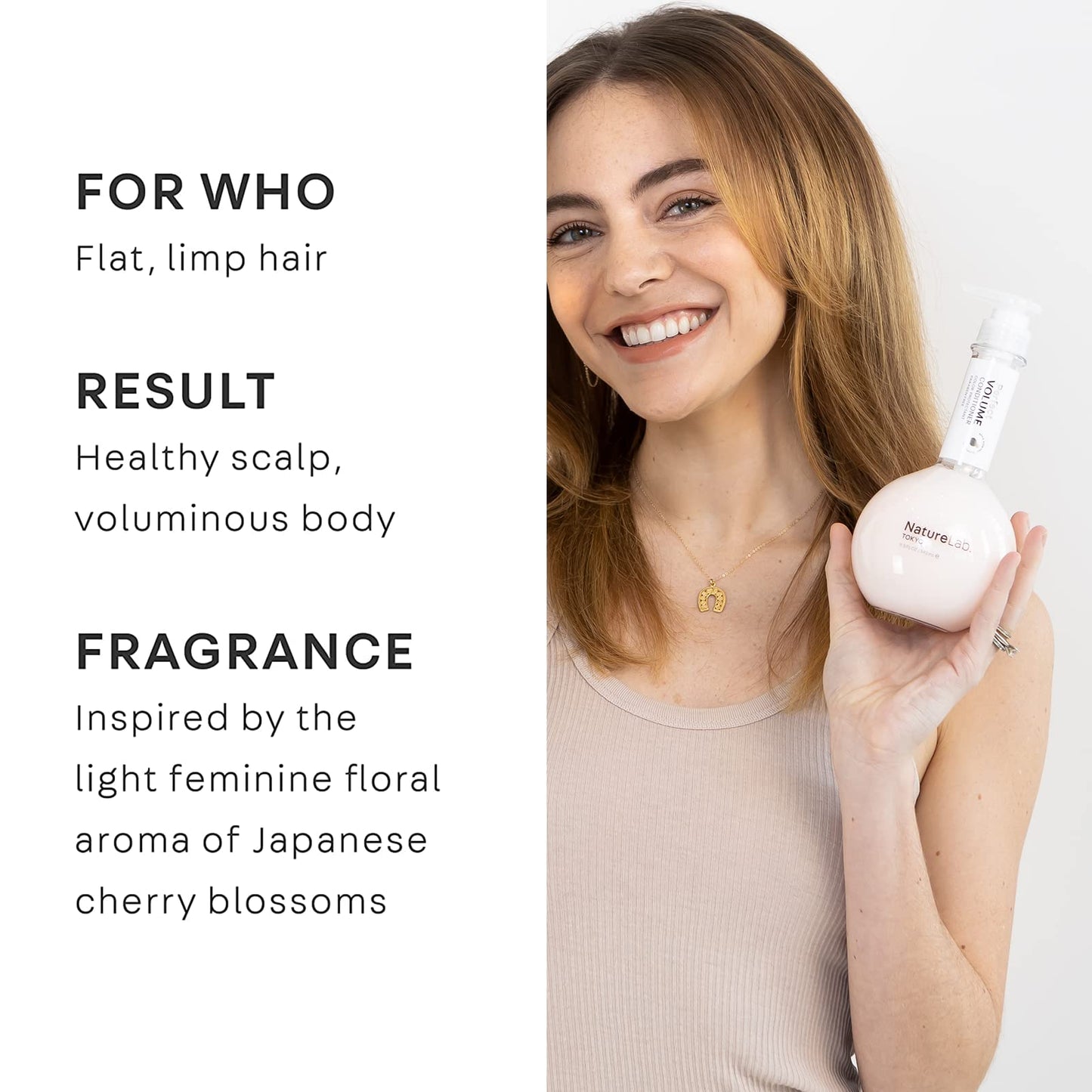 NatureLab.TOKYO Perfect Volume Conditioner: Lightweight Hair Conditioner, Build Lift, and Body to Flat, Fine, or Limp Hair I 11.5 FL OZ / 340ml (2 Pack) | $38 VALUE