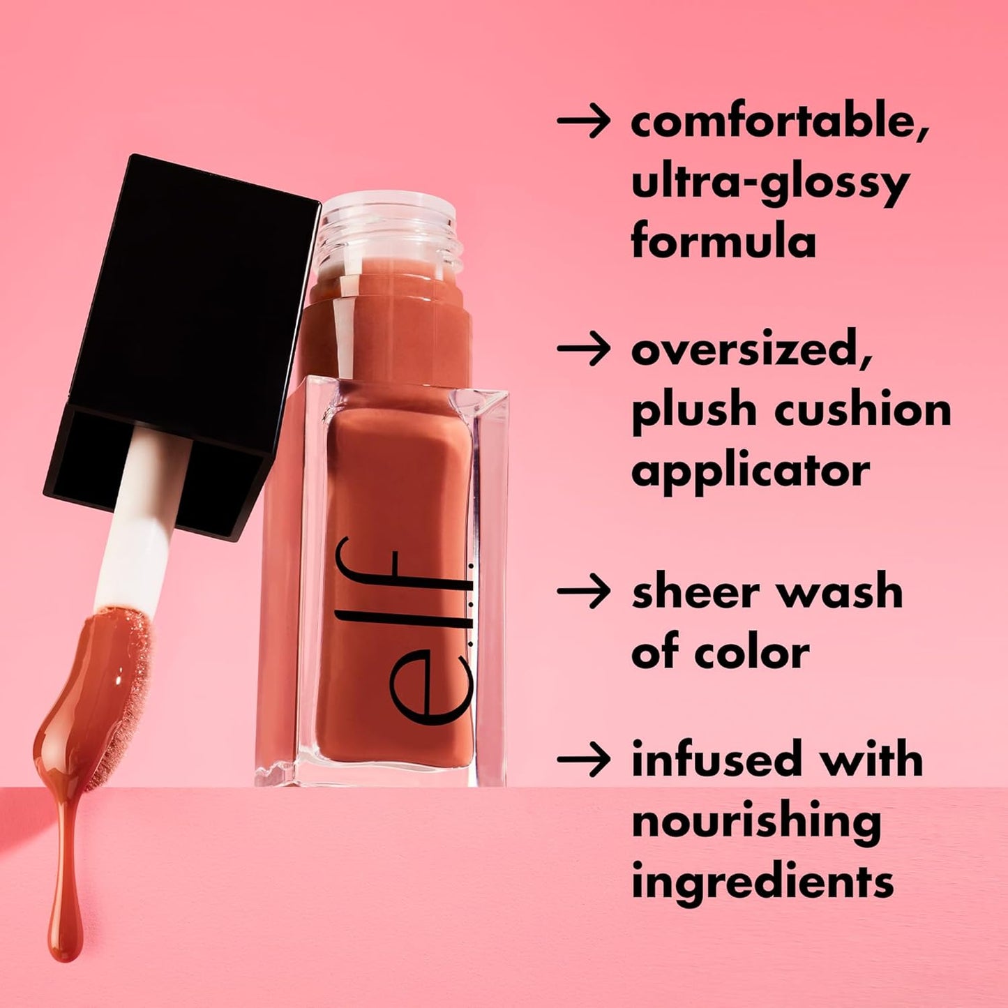 e.l.f. Glow Reviver Lip Oil Kit - 4 Hydrating Tinted Glosses | Vegan, Non-Sticky, Moisturizing