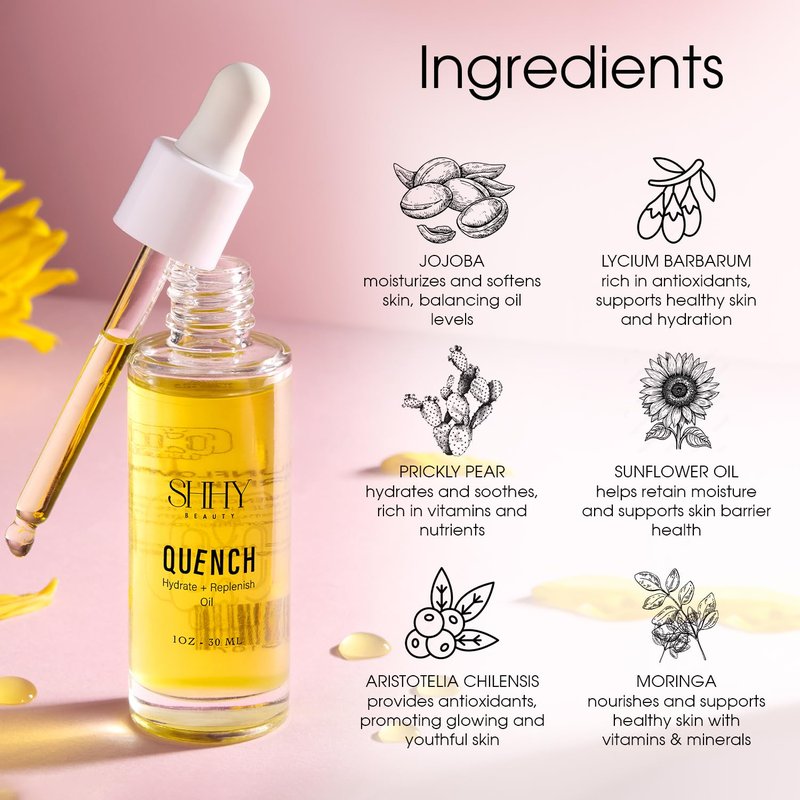 Hydrate and Replenish Oil - Nourishing Moisturizer for Dry Skin | Lightweight Formula