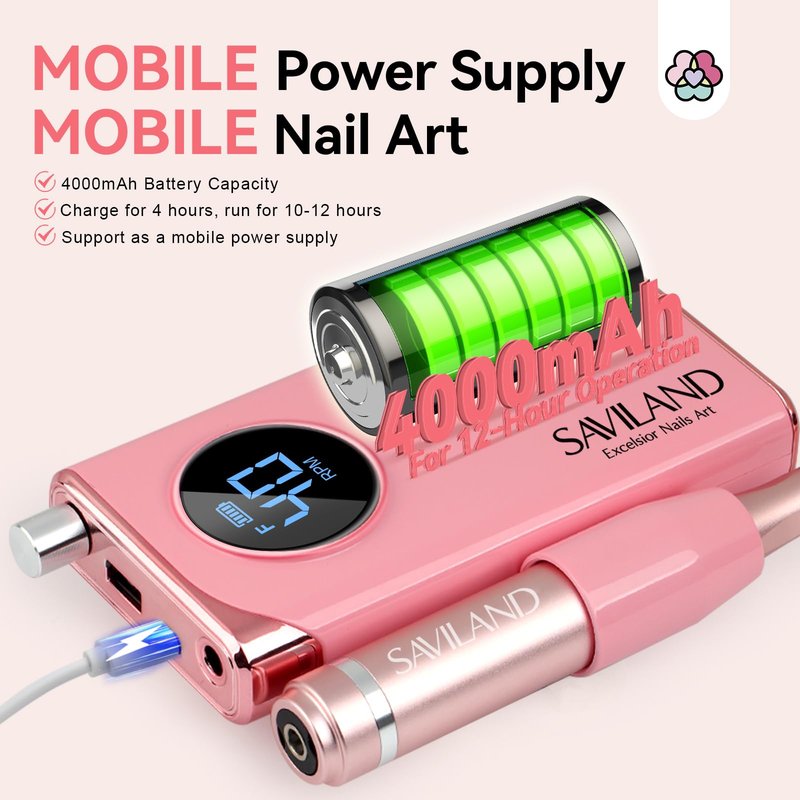 SAVILAND Professional Acrylic Nail Kit for Beginner: Nail Kit Acrylic Set for Starter with Everything Monomer Liquid Gel Nail Polish Nail Decoration U V Nail Light Gift Home Salon