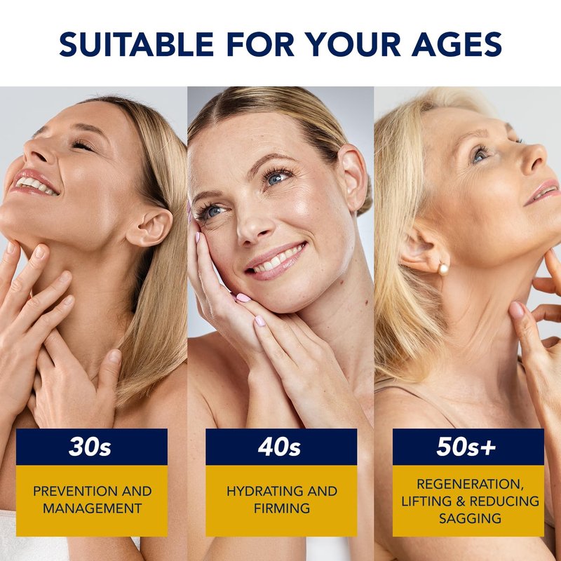 Korean Neck Cream for Firming & Tightening | Anti-Aging Treatment for Crepey Skin & Wrinkles