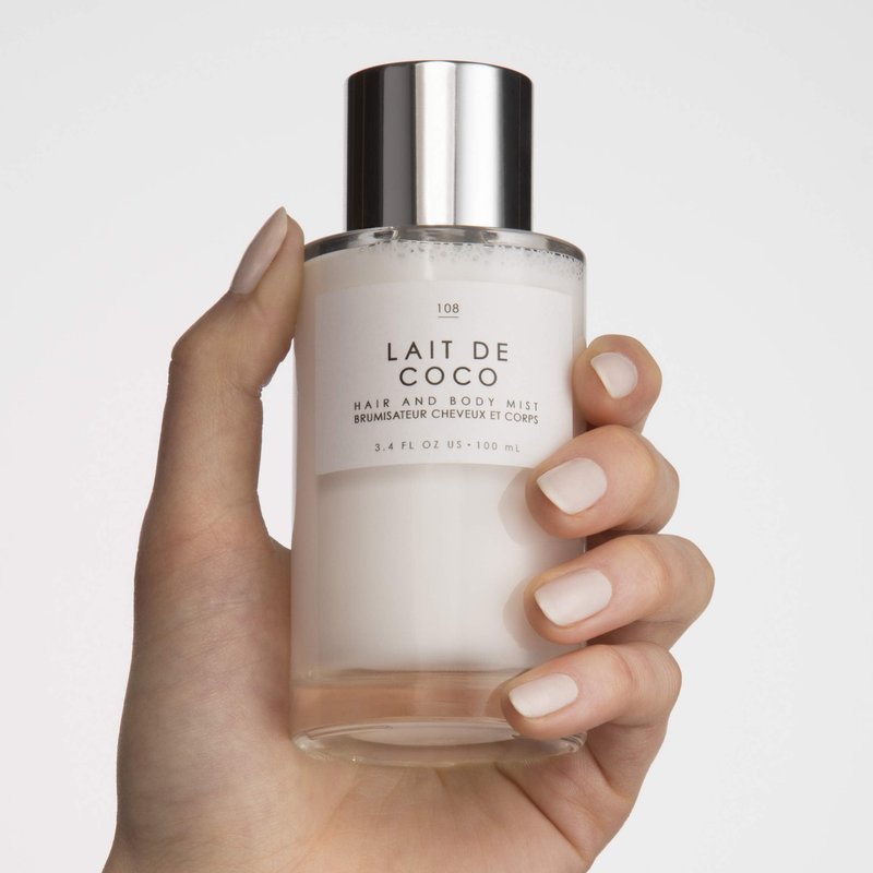 Le Monde Gourmand Lait de Coco Hair & Body Mist for Women, Coconut Hair Perfume & Body Spray, Creamy Coconut Vanilla Bergamot Scent, Vegan & Cruelty Free, 3.4 fl oz (100 ml)