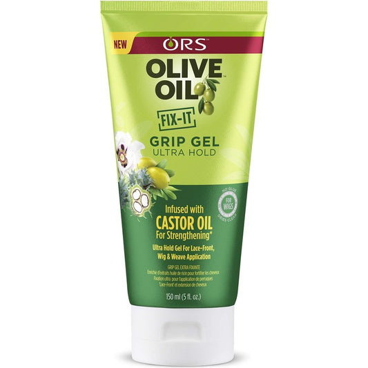 ORS Olive Oil FIX-IT Grip Gel Ultra Hold 5 Ounce (Pack of 4)