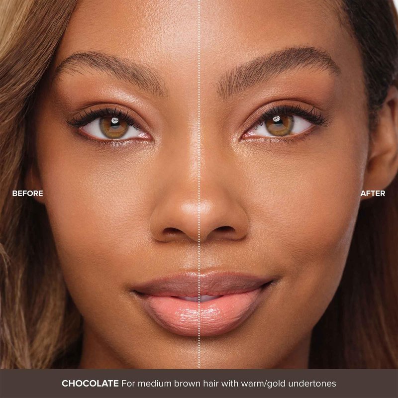 Anastasia Beverly Hills Volumizing Tinted Brow Gel - Lightweight Buildable Volumizing Brow Gel for Natural Tint, Fullness & Definition with Long-Wearing Up to 24-Hour Hold - Chocolate