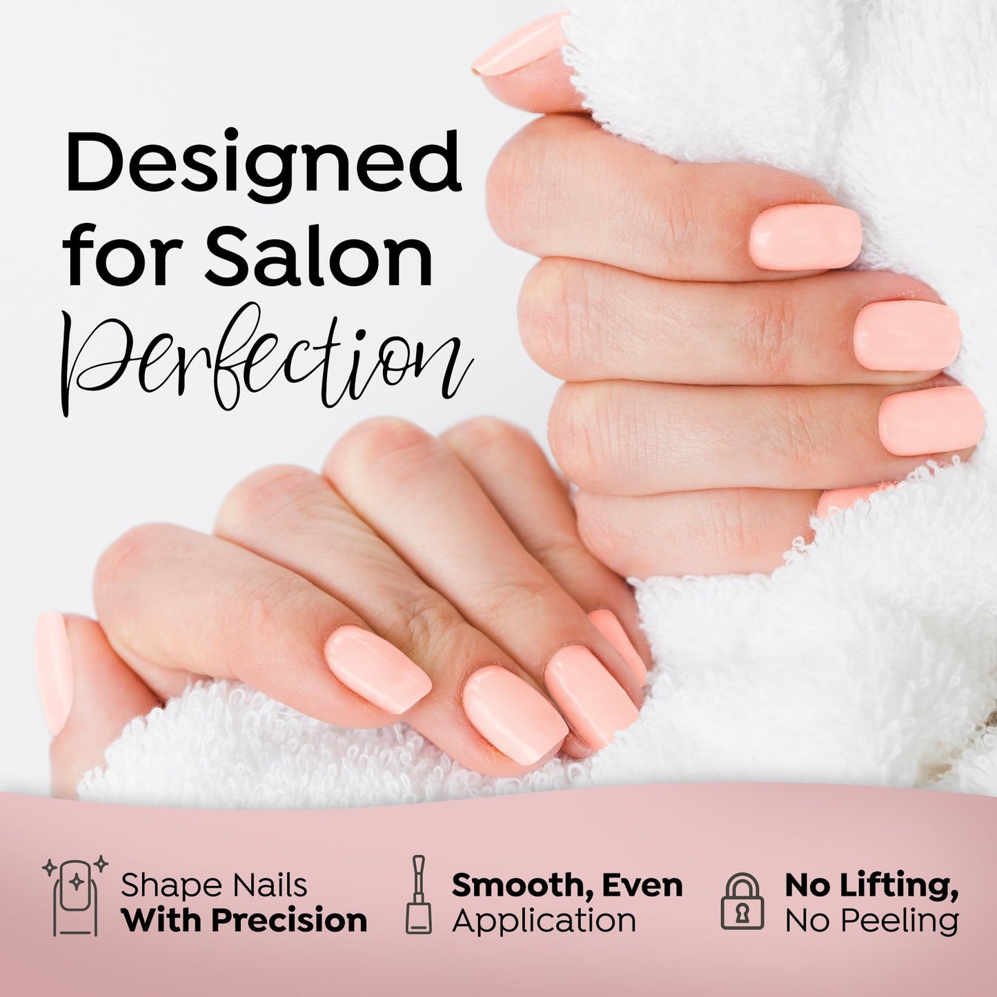 TONES Nail Art Acrylic Powder – Perfect Pink (Soft Pastel Pink) | Long-Lasting Non-Yellowing Polymer | Salon & Home Extensions, Sculpting & 3D Art | USA Made (3.5 oz)