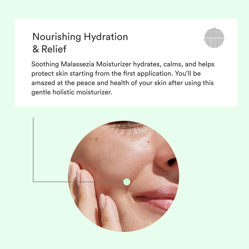 Dermazen Soothing Face Moisturizer | For Dry, Flaky, Itchy Skin | Steroid-Free | Malassezia-Safe | Lactic Acid, Niacinamide & Hyaluronic Acid | Gentle MCT Oil Hydration