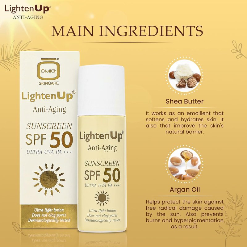Anti-Aging Sunscreen SPF 50 - Lightweight, Broad Spectrum Protection