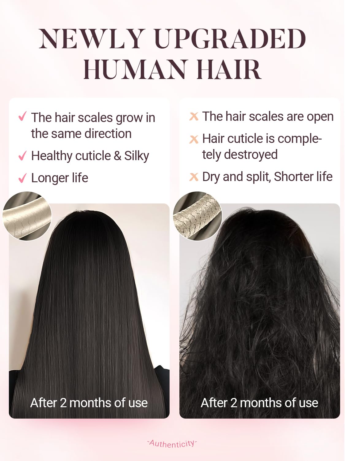 MAXITA Invisi Edge Tape in Hair Extensions Human Hair 16 Inch 50g 20pcs Balayage Dark Brown to Chestnut Brown Seamless Invisible injected tape in hair extensions Silky Smooth