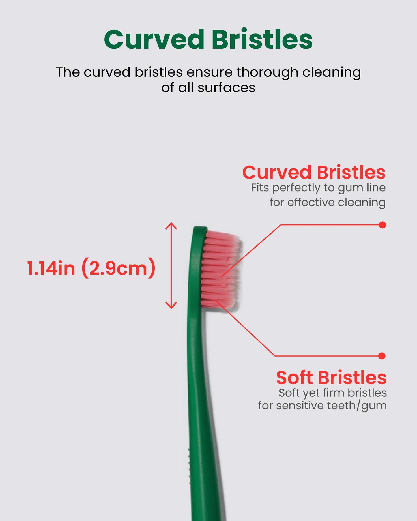 Euthymol Whitening Toothbrush (Pink, 6 Count) - Premium Soft Dual-Tension Bristles. Advanced Plaque Removal, Stain Reduction.