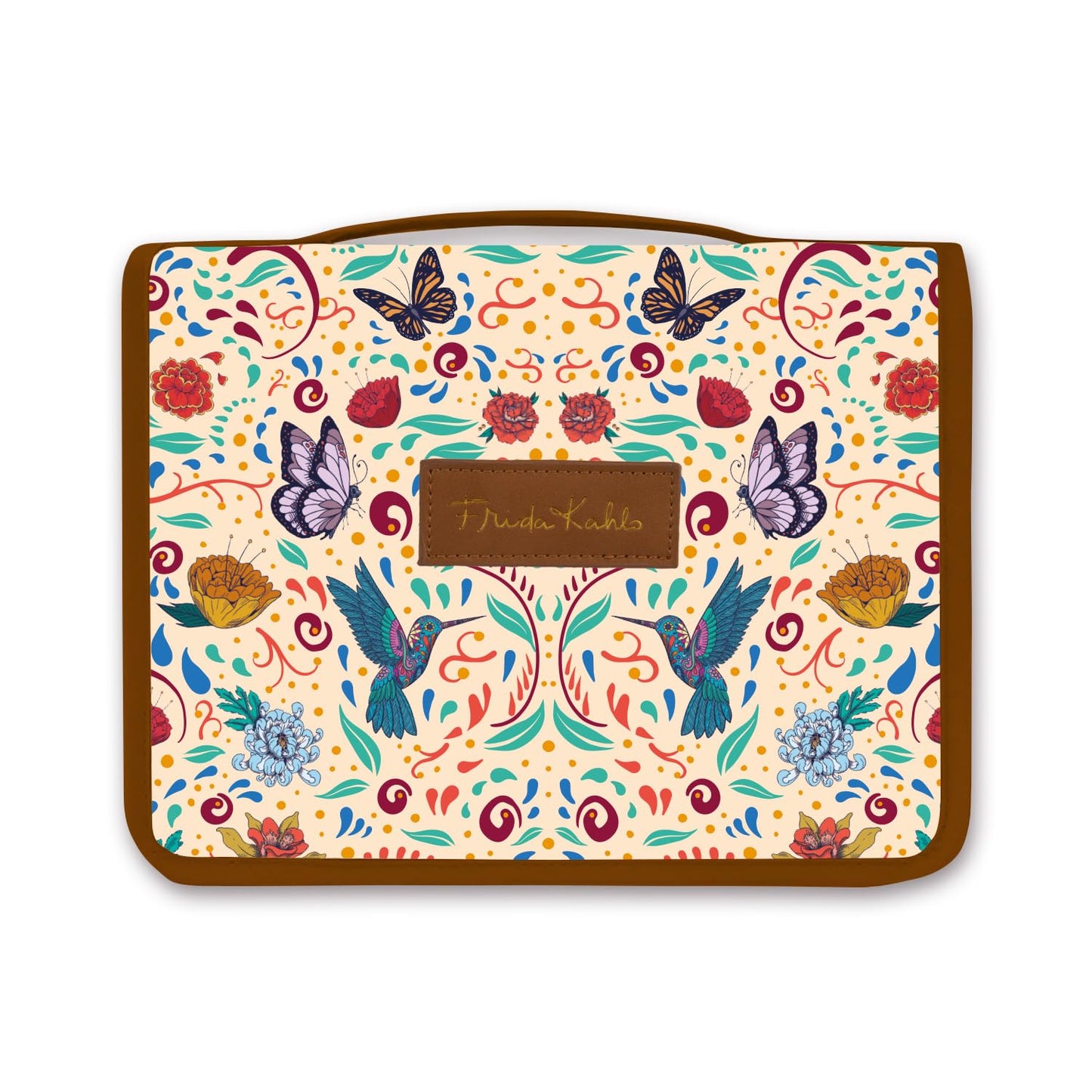 Grupo Erik Frida Kahlo Travel Toiletry Bag with Swivel Hook