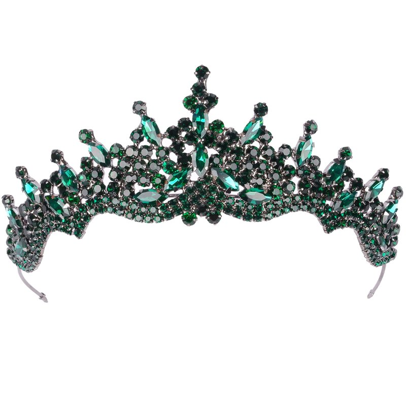LIMELIA Women's Tiara for Henna Wedding Party|Glitter Hair Accessories for Bridal Birthday Pageant Prom Halloween Costume Christmas Party, Princess Crown|Crystal Stone-Honey