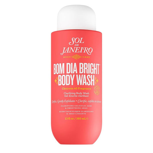 Bom Dia Bright Clarifying AHA BHA Body Wash - Refreshing Exfoliating Cleanser for Radiant Skin